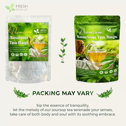 100% Natural Soursop Leaf Tea - 40 Tea Bags